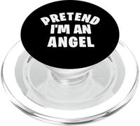 Fai finta che io sia un angelo divertente divertimento in PopSockets PopGrip per MagSafe