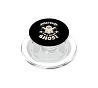 Fai finta che io sia un fantasma spaventoso Boo Spider pigro Halloween PopSockets PopGrip per MagSafe