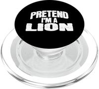 Fai finta che io sia un leone, divertente costume di PopSockets PopGrip per MagSafe