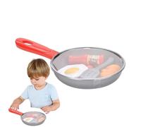 Fai finta di cucinare la padella - set da cucina per gioco di ruolo fai -da -te, giocattolo di pentole educative | Utensili da cucina interattivi Playset, fantasioso fingo di gioco per bambini, regalo