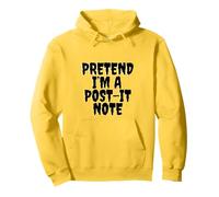 Fai Finta di Essere Un Costume di Halloween Post-it. Felpa con Cappuccio
