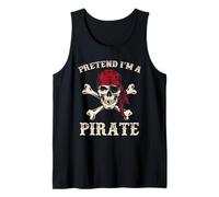 Fai finta di essere un pirata divertente Halloween Talk Like a Pirate Day Canotta