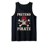 Fai finta di essere un pirata divertente Halloween Talk Like a Pirate Day Canotta