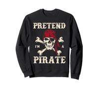 Fai finta di essere un pirata divertente Halloween Talk Like a Pirate Day Felpa