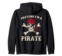 Fai finta di essere un pirata divertente Halloween Talk Like a Pirate Day Felpa con Cappuccio