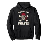 Fai finta di essere un pirata divertente Halloween Talk Like a Pirate Day Felpa con Cappuccio
