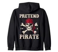 Fai finta di essere un pirata divertente Halloween Talk Like a Pirate Day Felpa con Cappuccio