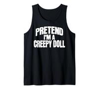 Fai Finta di Essere Una Bambola inquietante in Costume Canotta