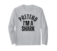 Fai Finta di Essere Uno squalo Divertente Coppia di Halloween Maglia a Manica