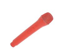 Fai Finta di Giocare con il Giocattolo del Microfono, Design 'interruttore di Supporto del Microfono Riutilizzabile Portatile, Fondo Liscio per la Festa in Costume (rosso)