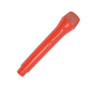 Fai finta di giocare con il microfono Giocattolo Realistico Microfoni in plastica ABS Oggetti di scena per bambini Intervista sulle prestazioni Leggero portatile Fondo liscio (Rossa)