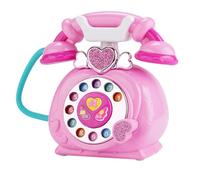 Fai Finta Giocare Telefono Bambini - Giocattolo Linea Fissa Quadrante Con Filo, Modello Scrivania Elettronico In ABS, Dispositivo Chiamata Simulata | Fai Finta Giocare Un Gioco Ruolo Telefonico