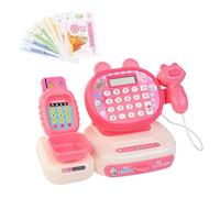 Fai finta , giocattoliper bambini - Registro dei negozi di alimentari con Scanner e Cash, Calcolatore per giochi giocattolo,Giocare soldi, luci ed effetti sonori giocattoli di
