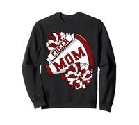 Fai Il tifo per la Mamma Orgogliosa della Tua Cheerleader Preferita Maroon Felpa