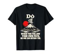 Fai Kanji Giapponese Segui Il Tuo Percorso Arti Marziali Way Zen Maglietta