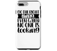 Fai la cosa giusta Citazioni motivazionali Pensatore positivo Custodia per iPhone 7 Plus/8 Plus