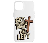 Fai la cosa giusta o vai a sinistra/Christian Rapture Custodia per iPhone 14 Plus