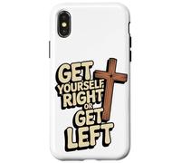 Fai la cosa giusta o vai a sinistra/Christian Rapture Custodia per iPhone X/XS