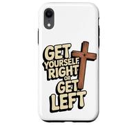 Fai la cosa giusta o vai a sinistra/Christian Rapture Custodia per iPhone XR