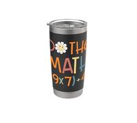 Fai la matematica 67 Meme Divertente Sei Sette Studente Insegnante di Matematica Bicchiere termico in acciaio inox doppia parete