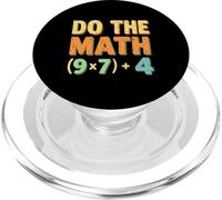 Fai la matematica (9×7)+4 Divertente gioco di parole di matematica per insegnanti PopSockets PopGrip per MagSafe