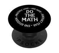 Fai la matematica x amore aggiungere speranza Slogan Vintage PopSockets PopGrip Adesivo