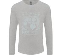 Fai L'Amore Non La Guerra Mondo Pace Anti Uomo Manica Lunga T-Shirt