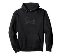 Fai Le fusa Come se Nessuno guardasse - Amante dei Gatti stravaganti Felpa con Cappuccio, Unisex per Adulti, Nero, XL