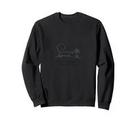 Fai Le fusa Come se Nessuno guardasse - Amante dei Gatti stravaganti Felpa, Unisex per Adulti, Nero, L