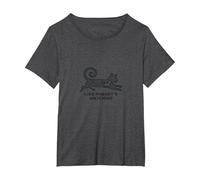 Fai Le fusa Come se Nessuno guardasse - Amante dei Gatti stravaganti Maglietta, Donna Plus-Size, Grigio Scuro, 6X