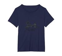Fai Le fusa Come se Nessuno guardasse - Amante dei Gatti stravaganti Maglietta, Donna Plus-Size, Navy, 5X