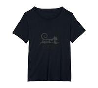 Fai Le fusa Come se Nessuno guardasse - Amante dei Gatti stravaganti Maglietta, Donna Plus-Size, Nero, 3X