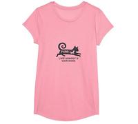 Fai Le fusa Come se Nessuno guardasse - Amante dei Gatti stravaganti Maglietta, Ragazze, Rosa, XS