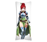 Fai-ry Ta-il Anime Federe Copricuscini, Con Cerniera Invisibile, Confortevole Copricuscino de Arredamento, Soggiorno(Style1,40 * 120cm)