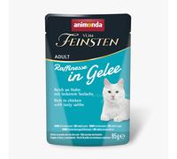 Fai scorta! Animonda Vom Feinsten Adult Raffinesse in gelatina 48 x 85 g - ricco di pollo con merluzzo