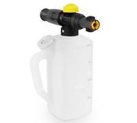 Fai Top 1L Cannone Schiuma,Ugello Regolabile e Dosatore Shampoo,Lancia Schiuma per Karcher K2 K3 K4 K5 K6 K7 Idropulitrice