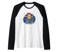 Fai un tuffo con questa avventura di salto pozzanghera Maglia con Maniche Raglan