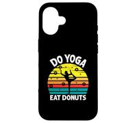 Fai Yoga Mangia Donuts Divertente Yoga, Yoga Amante, Grafica Fitness Custodia per iPhone 16