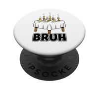 Fail a lume di candela BRUH cena estinta di San Valentino PopSockets PopGrip Adesivo