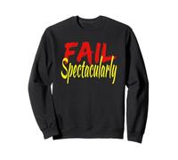 Fail Spectacular Rosso Giallo Felpa
