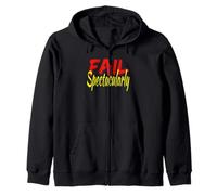 Fail Spectacular Rosso Giallo Felpa con Cappuccio