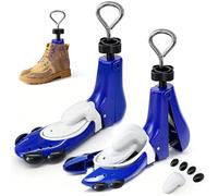 Failenfeivp Barella per scarpe da uomo e donna, lunghezza e larghezza regolabili, per piedi larghi, donne e uomini, 2 pezzi, blu, M (Women's 8-12, Men's 7-12)