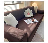 Failjierue Copridivano elastico in velluto - Copridivano per divano angolare componibile a forma di L e sedili da 1/2/3/4 posti, soggiorno, stile 10,2-Seater (145-185 cm)