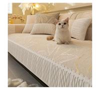 Failjierue Copridivano in ciniglia morbido, universale, antiscivolo, per tutte e quattro le stagioni, proteggi divano a forma di L per soggiorno, stile 3, Pillowcase (30 x 50 cm)