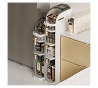 Failjierue Mobiletto portaoggetti sopra il WC - Organizzatore sottile e stretto con 2/3/4 cassetti per piccoli bagni, mobiletto angolare per carta igienica(2-Tiers)