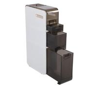 Failjierue Mobiletto portaoggetti stretto e sottile per il bagno con ruote, unità di stoccaggio verticale su ruote, organizer a torre mobile per articoli da toeletta - Mobiletto salvaspazio(3-Tiers)