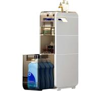 Failjierue Mobiletto portaoggetti stretto per bagno con 2/3/4 cassetti rimovibili - Torre portaoggetti indipendente per bagno, soggiorno e ingresso - Soluzione salvaspazio sottile(3-Tiers)