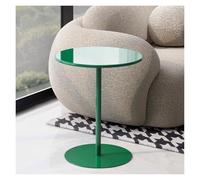 Failjierue Piccolo tavolino da bancone, tavolo da conferenza per ufficio, tavolo rotondo per sala da pranzo, caffè, riunioni, per esterni, bistrot, pub, cocktail, bar, verde (60 x 72 cm)