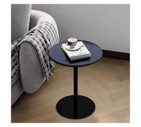 Failjierue Piccolo tavolo rotondo in ferro per sala da pranzo, divano, caffè, tè al latte, bar e dessert (60 x 72 cm)