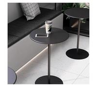 Failjierue Set Di 2 Tavoli Da Bar Rotondi Impermeabili Per Esterni - Tavolo Alto Da Bistrot E Pub, Per Piccoli Uffici, Conferenze, Riunioni E Cene, Nero(40x72cm)